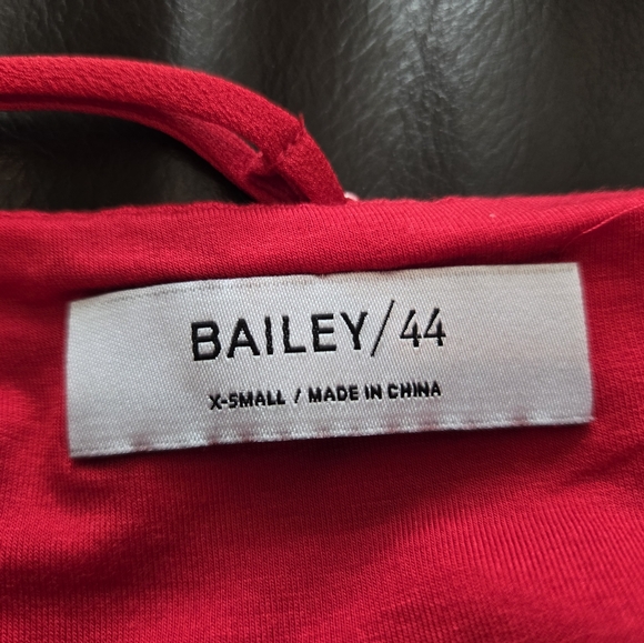 Bailey 44 Red Tank Top Blouse Spaghetti Straps Sleeveless Size XS - Picture 3 of 4